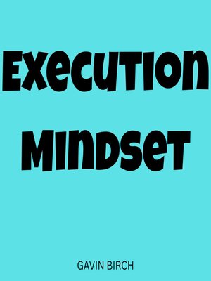 cover image of Execution Mindset